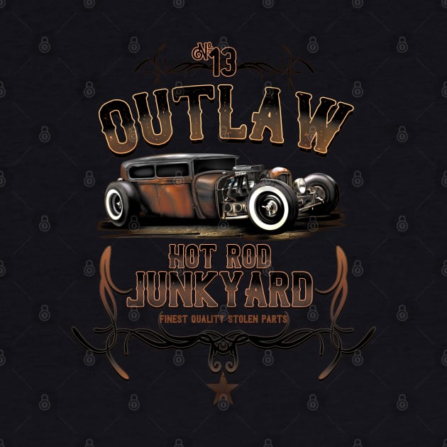 Hotrod Outlaw Junkyard by hardtbonez